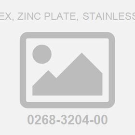 .250-20Unc Hex, Zinc Plate, Stainless Steelt Nut